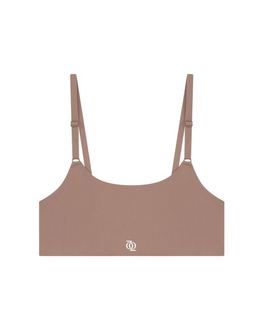 GOD SAVES QUEENS Brown Neutrals Second Skin Bralette Tank Top Mushroom