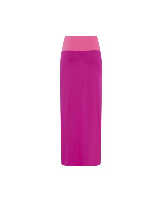 Herfetch Pink Neutrals Skirt-Fuchsia