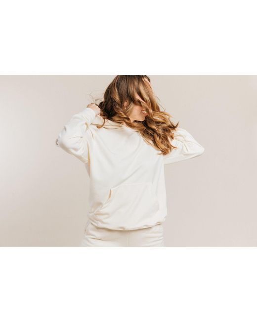 Ocio Leisurewear White Classic Softcore Hoodie