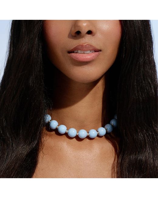 Saule Label Blue Siena Duo Necklaces