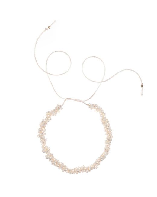 OSCARMORRIS White Lune Neclace