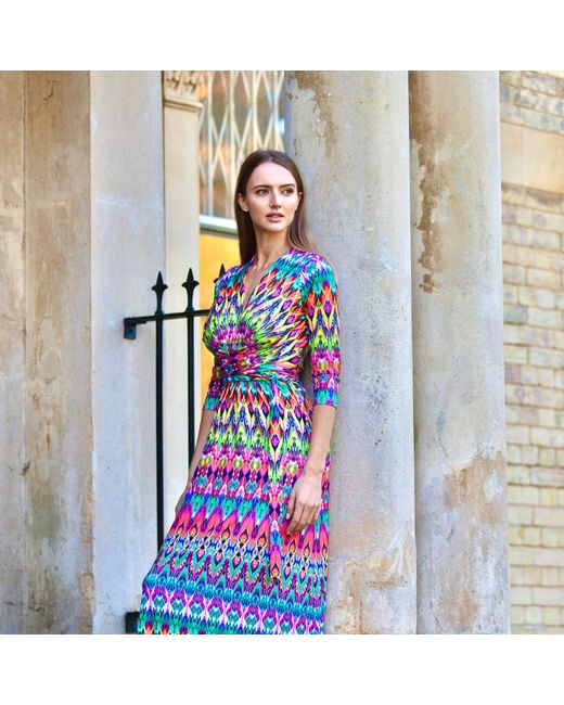 Beatrice von Tresckow Multicolor Aztec Art Dakota Maxi Dress
