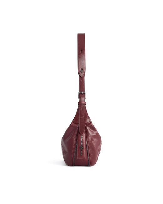 Orange Cube Purple Metropolitan Hobo Bag