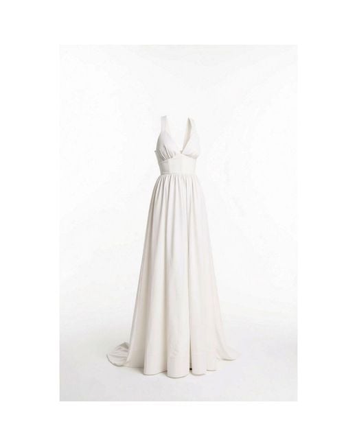 Ofuure White Adele Maxi Dress