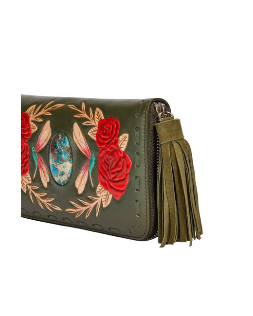 Jodi Lee Red Akaroa Rose Wallet