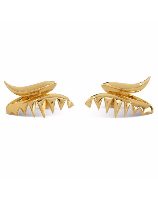 Kasun Metallic Serpent Earrings