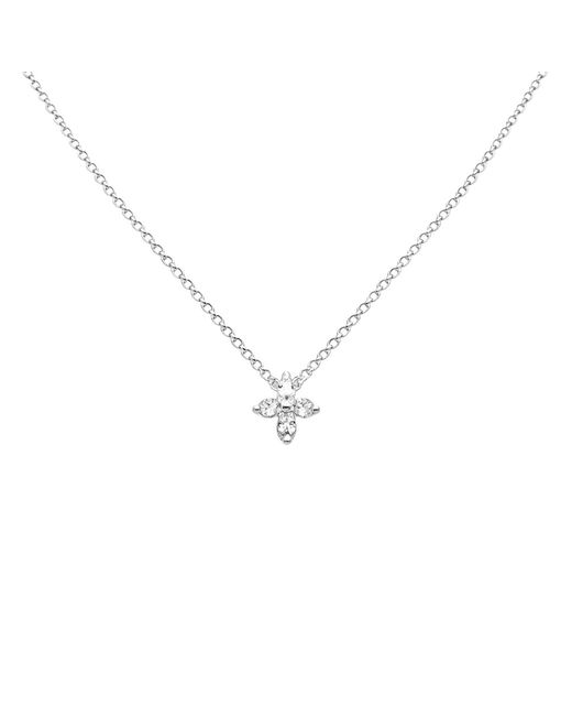 Uchi and Soto Metallic Kinmokusei Floral Pendant Necklace