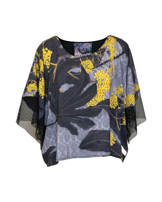 ARTISTA Blue Diana Printed Blouse