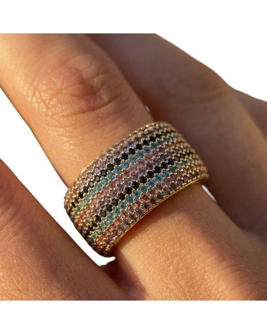Native Gem Metallic Billionaire Ring- Pop Rocks