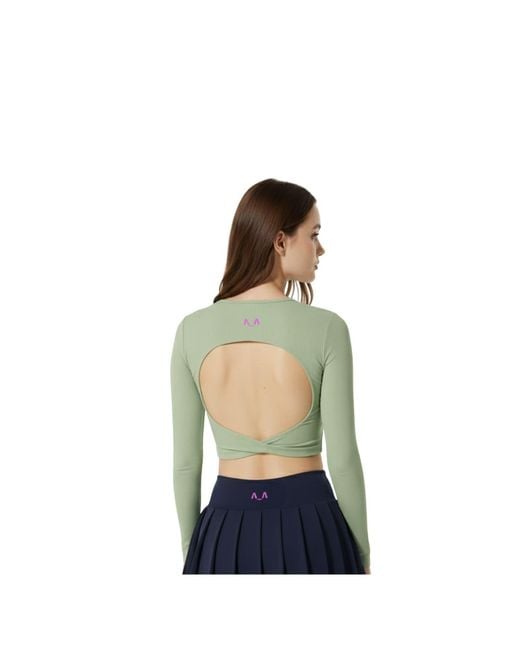 Altra Volta Green Pistachio Open-Back Top