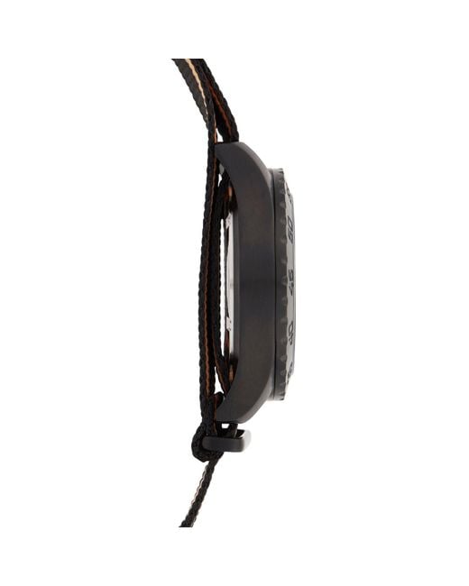 Bermuda Watch Company Black Bermuda Watch Co Stovel Bay & Nylon Gtls Watch for men
