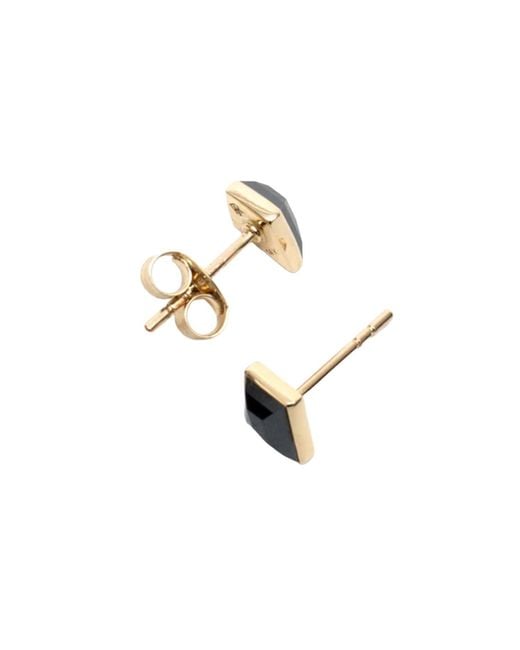 Rahul's Jewels Black Sanctum Aether Earrings Pair -14 Karat With Genuine Diamond