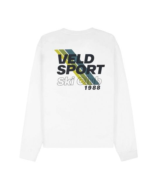 VLD White Beverly Après Ski Long Sleeve T-Shirt