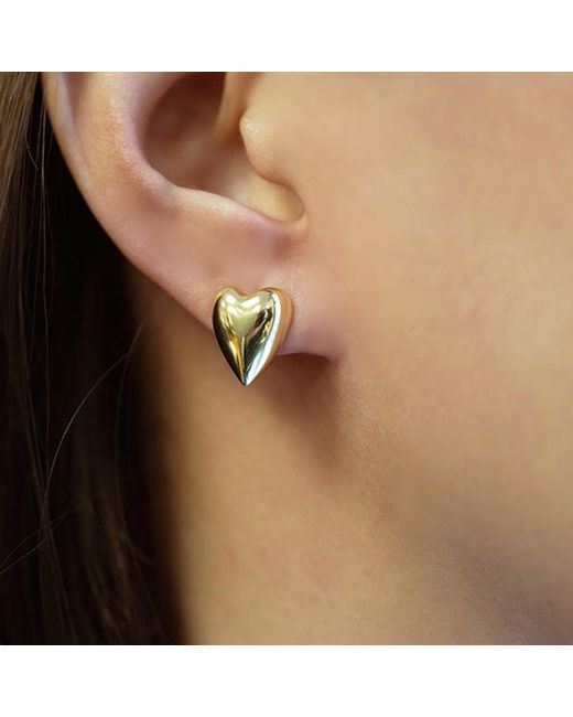 Argento Vivo Metallic The Amour Studs