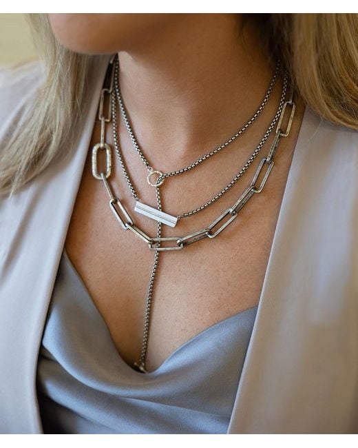 Loni Paul Jewelry Metallic Bar Necklace