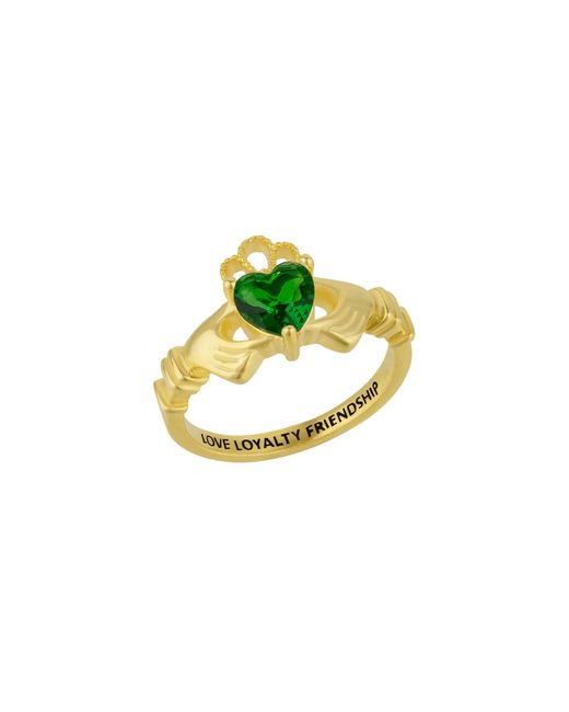Spero London Metallic Sterling Claddagh Ring
