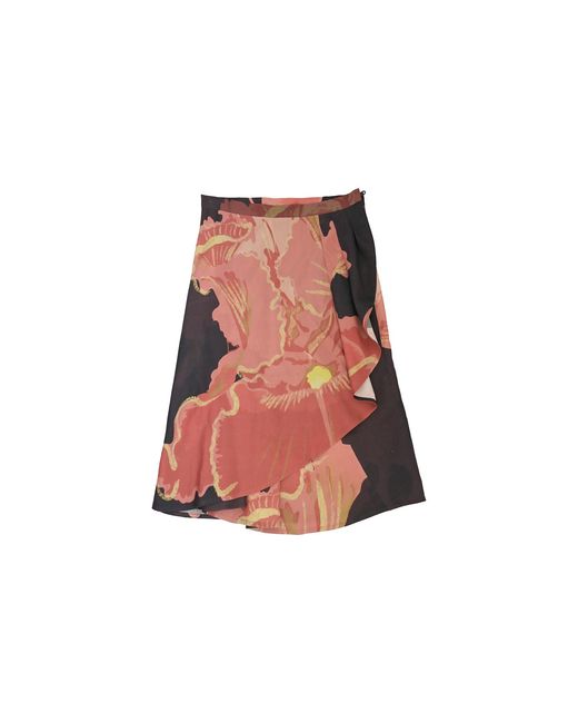Manuela Cabrales Red Muscifera Silk & Skirt