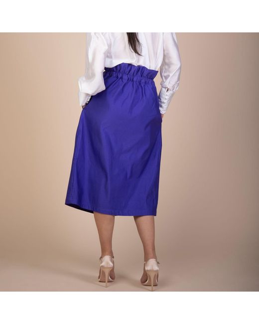 NUMBAT Blue Ava Long Skirt