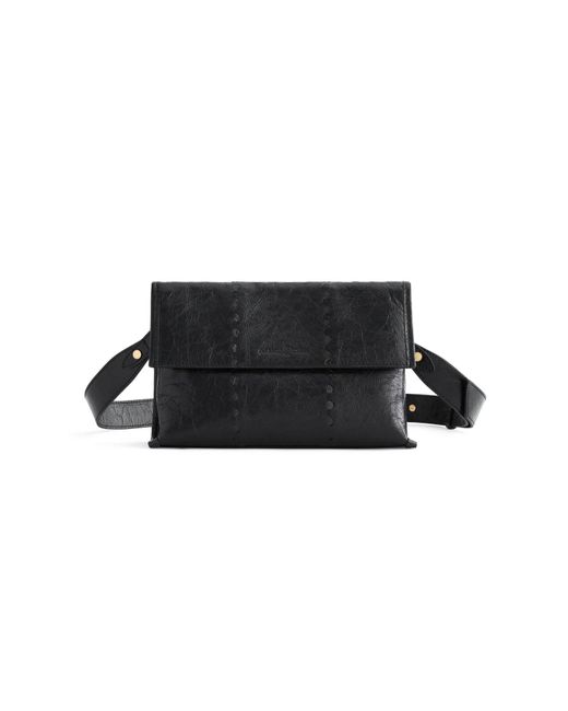 Orange Cube White Square Stitch Messenger Bag