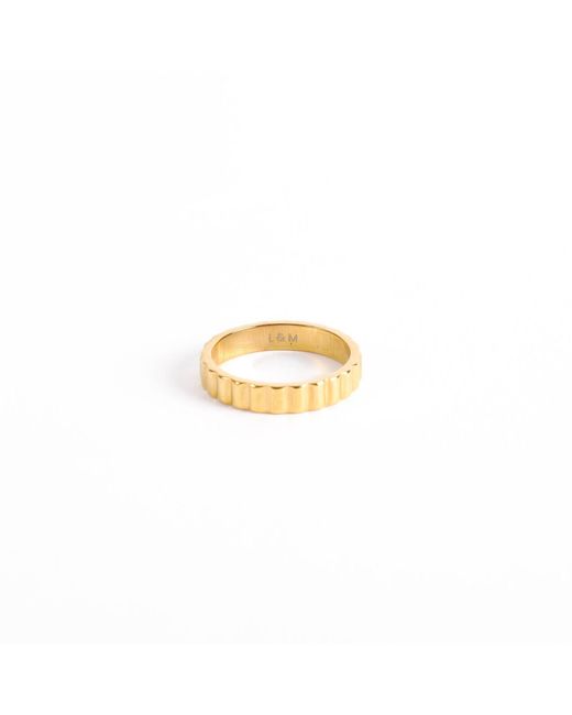 Lei & Mar Co. Metallic The Solene Ring