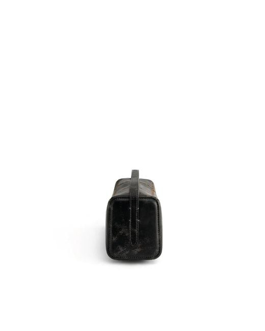 Orange Cube Black Checkbox Shoulder Bag