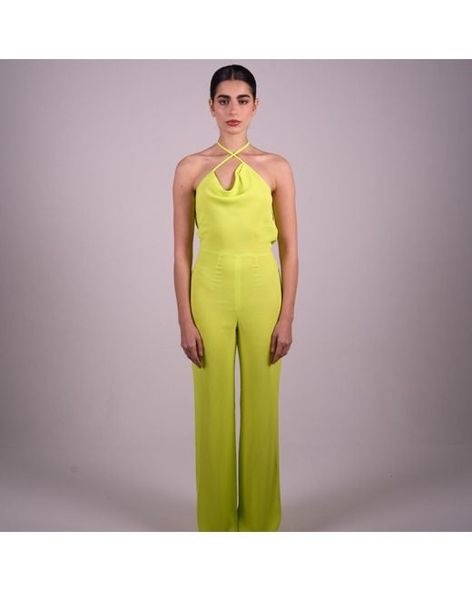 The Ethos Studio Yellow Emilia Jumpsuit