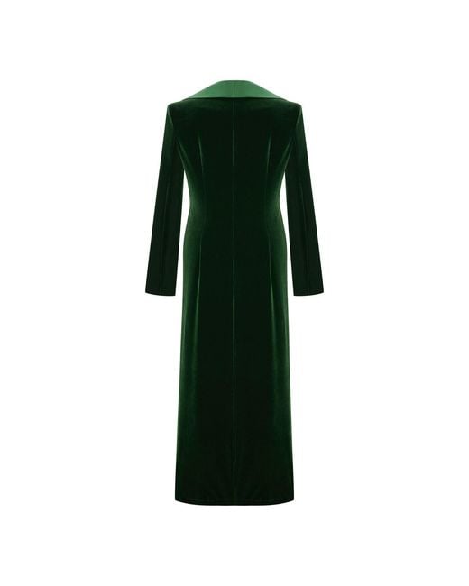 Roqaia Fashion House Green Velvet Noble