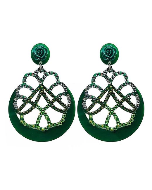 Fairchild Baldwin Green Jill Earrings Holiday