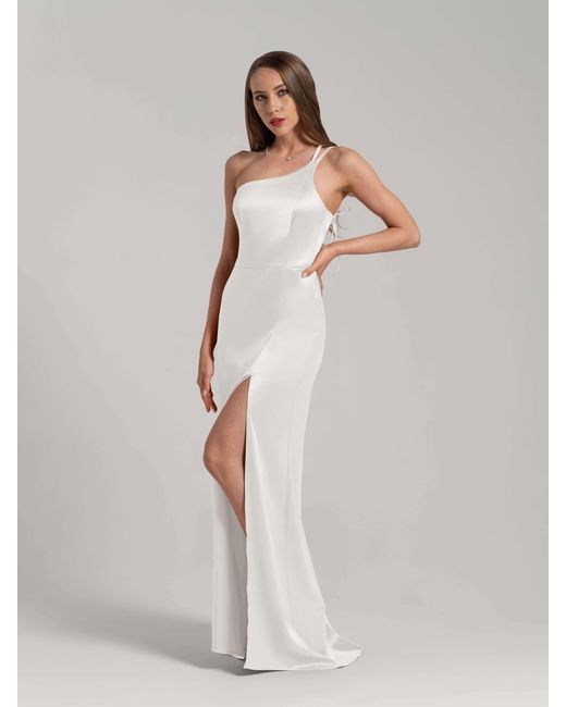 Tia Dorraine White Goddess Of Love Long Gown