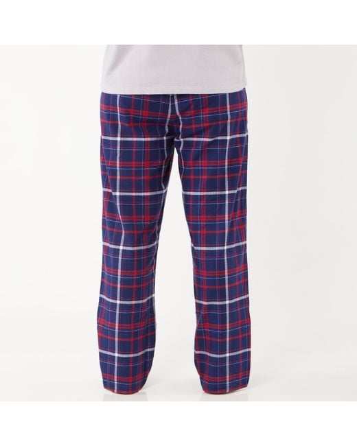 Lounge Blue Soft, Breathable Organic Brushed Cotton Loungewear Trousers