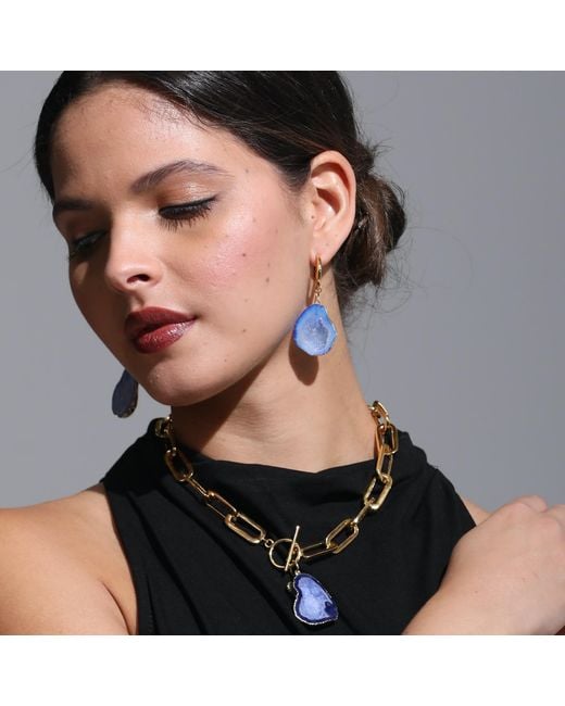 Magpie Rose Blue Hoop Rocks