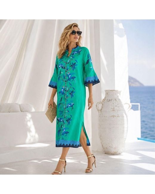IslaPayal Blue Como Midi