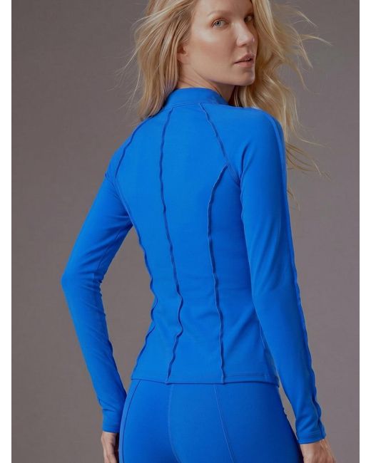 Altra Volta Blue Azure Sculpt Zip Jacket