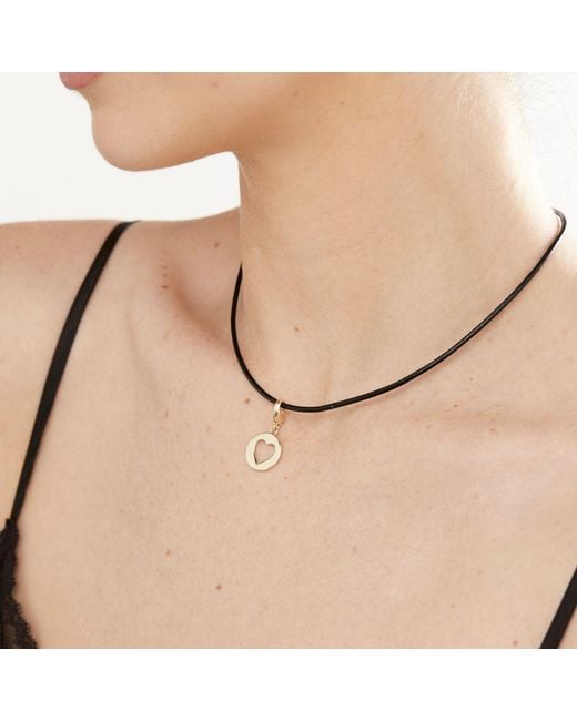 Dolcetto Designs Metallic Clementia Heart Charm Pendant
