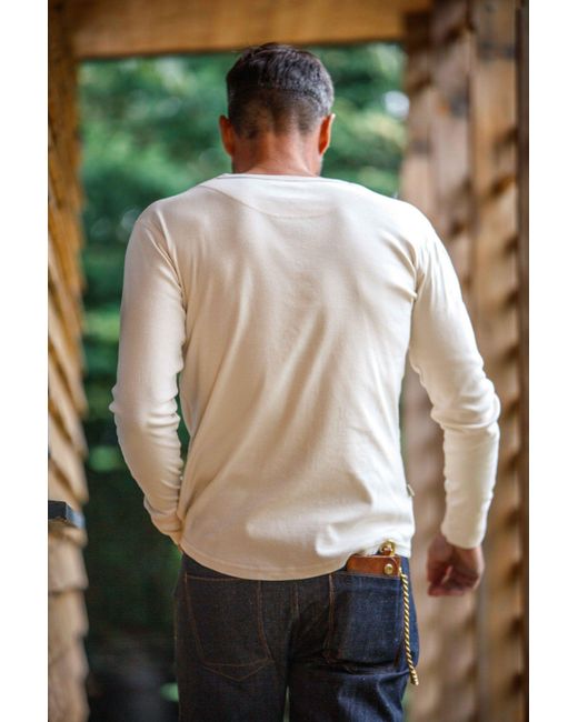 &SONS Trading Co Gray Neutrals &Sons The New Elder Henley Shirt Raw for men