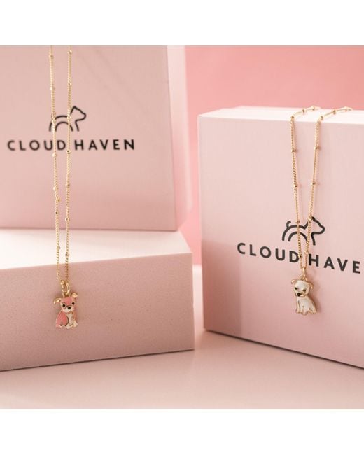 Cloud Haven Metallic Mini Bulldog Sweetie Pendant