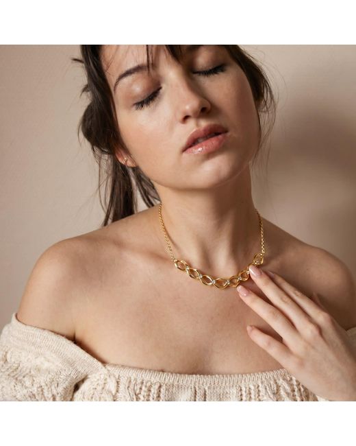Ormiro Metallic Dna Necklace
