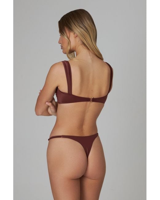 Bianca Resortwear Brown Lola Bikini Top