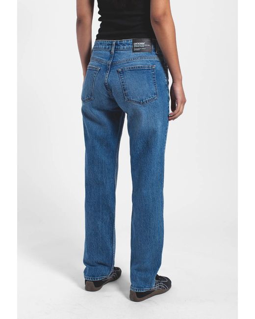 Dr. Denim Blue Arch Mid Straight