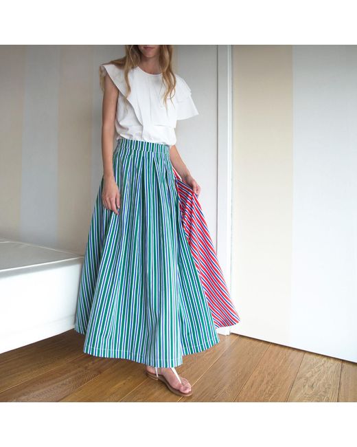 My Pair Of Jeans Blue Hamptons Maxi Skirt