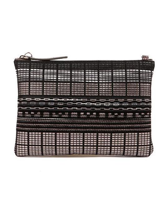 SJW BAGS LONDON Metallic Richoux Clutch/Bag