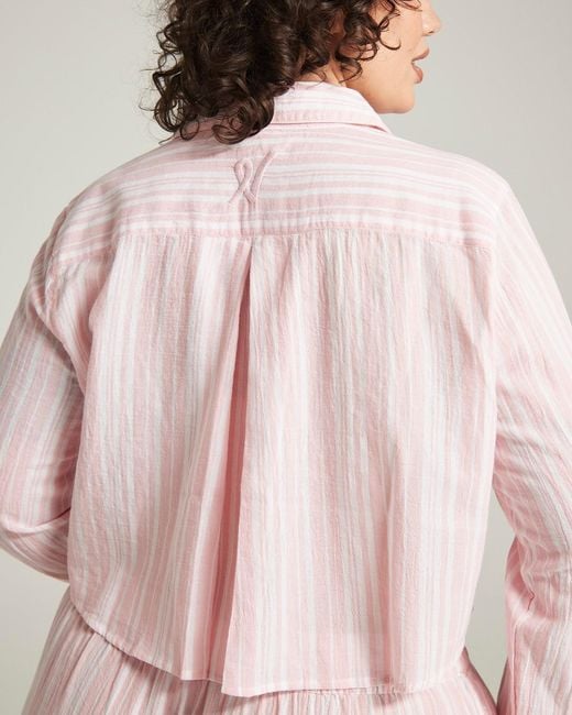 Nudea Pink The Cropped Shirt