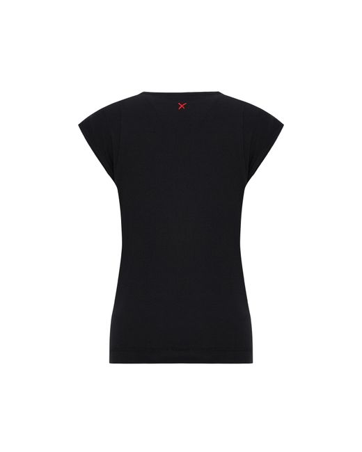 Pcfg Black Rib Tank Top With Patch for men