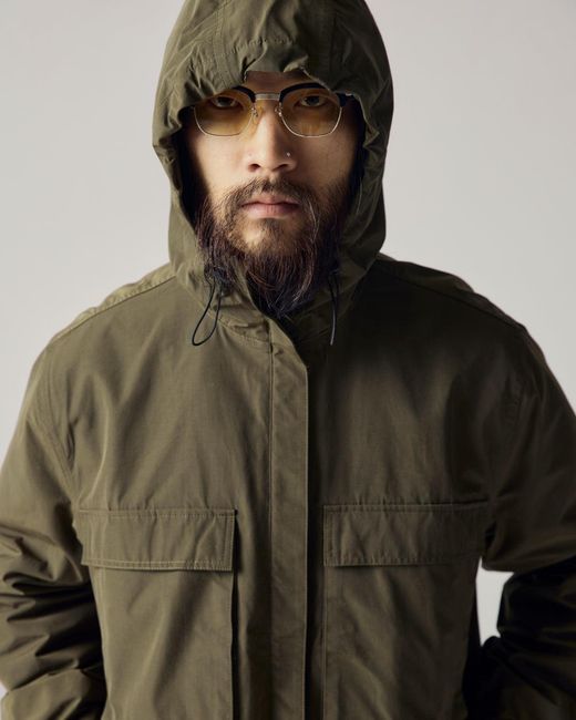 Uskees Green Evo Shell Coat for men