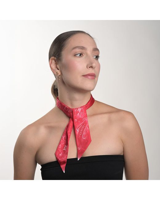 Silk&Soul Red Gemini Zodiac Twilly