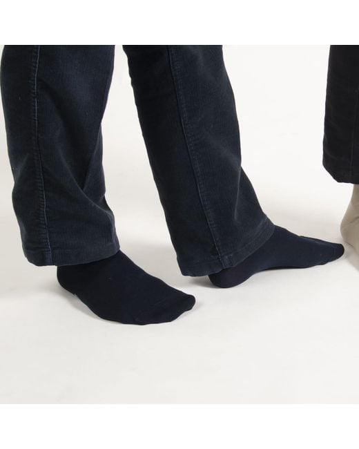Peper Harow - Made in England Blue Classic Royal Luxury Crew & Trainer Socks Bundle for men