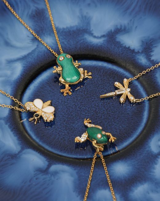 The Jewelz Metallic Flutter Muse Butterfly Pendant