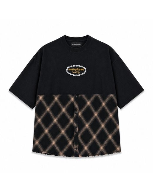 mysimplicated Black Atelier Hybrid Shirt for men