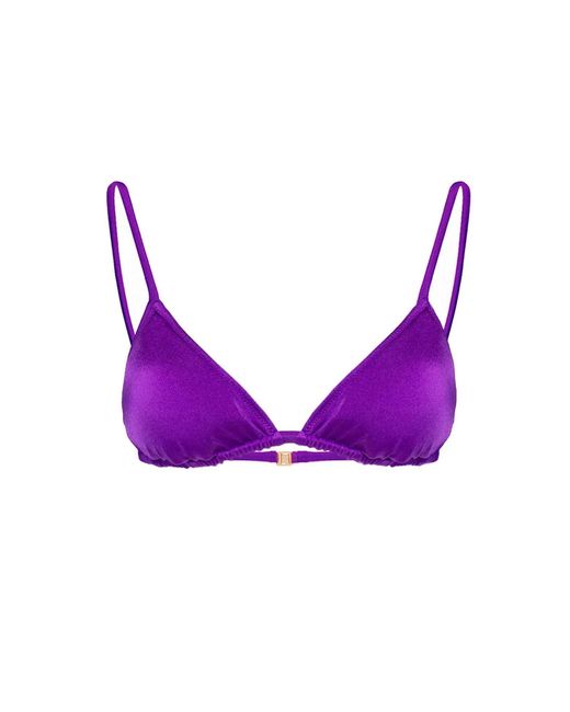 Cherina Beachwear Llc Purple Lily Bikini Top