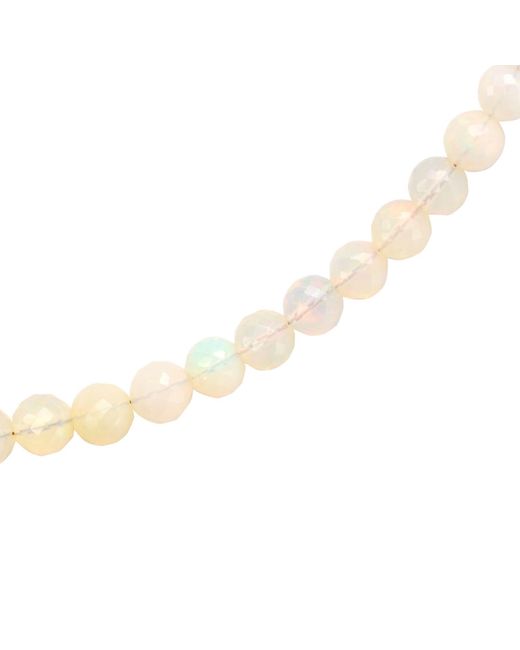 Bombyx House Metallic Ethiopian Opal Round Bead Necklace